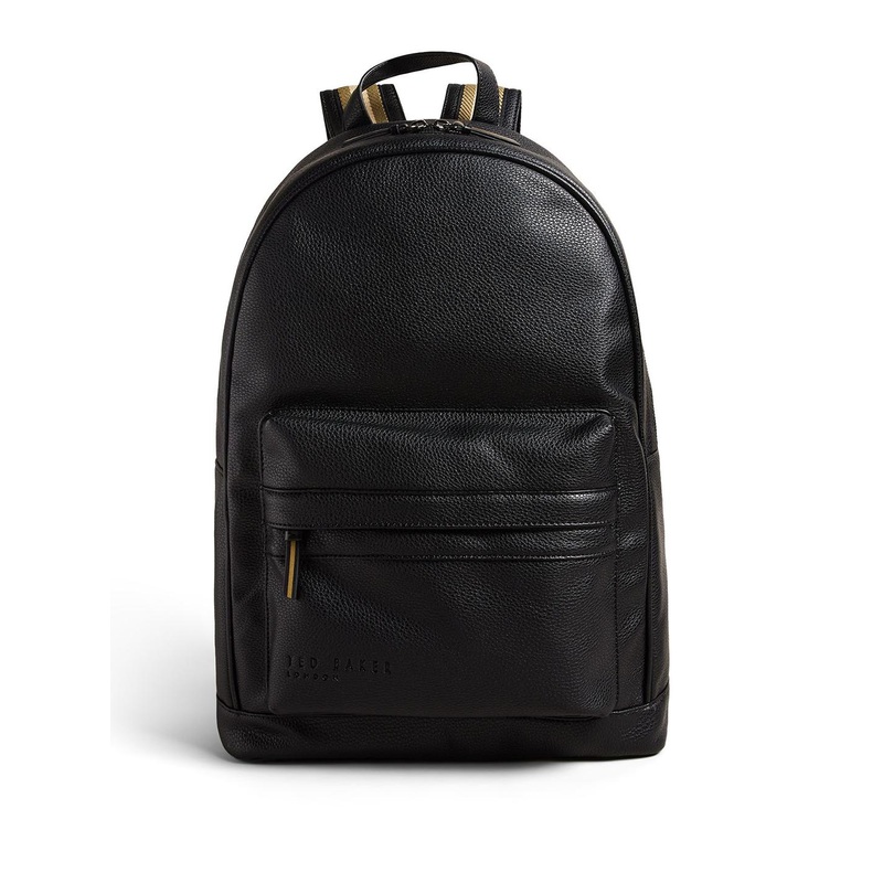 Ted Baker Men Solid Zip Ergonomic Backpack