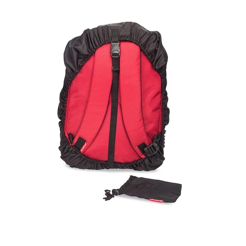 COSMUS Unisex Black Backpack with Compression Straps