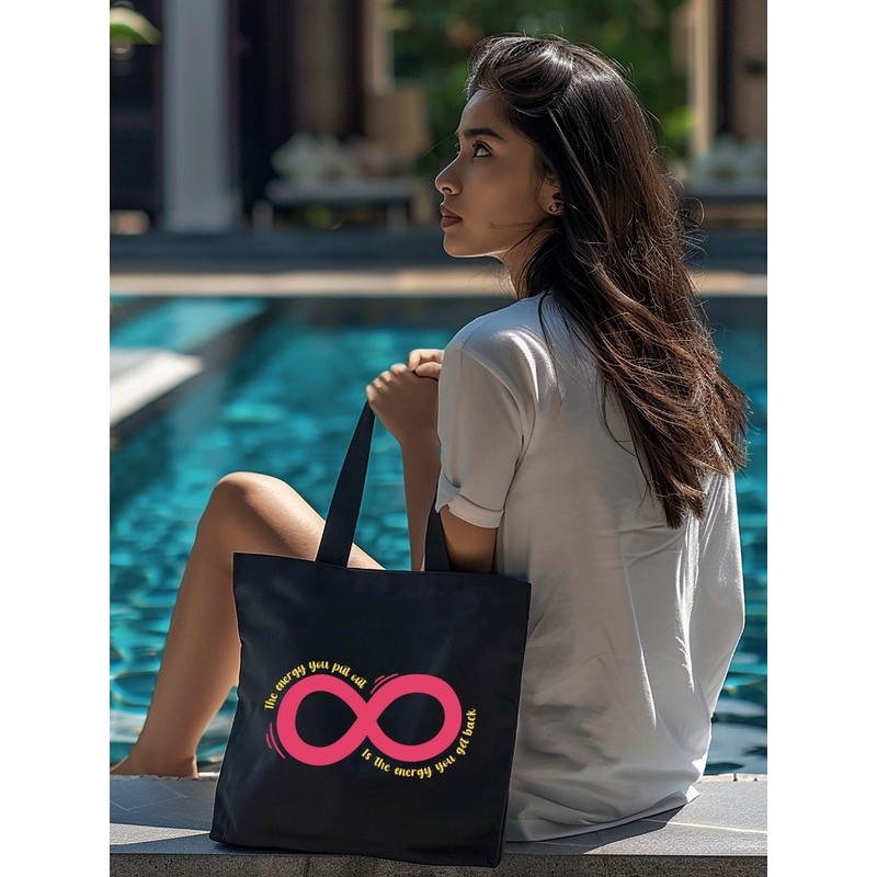 Doodle Unisex Printed Eco-Friendly Reusable Cotton Structured Tote Bag