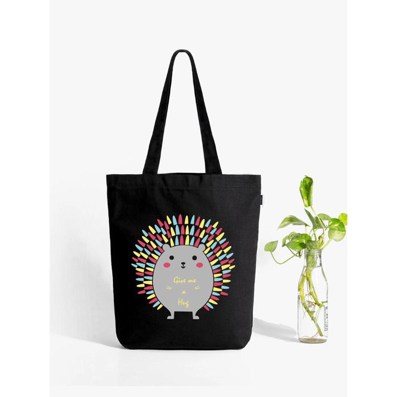 EcoRight Zipper Tote Bag – Porcupine Hug