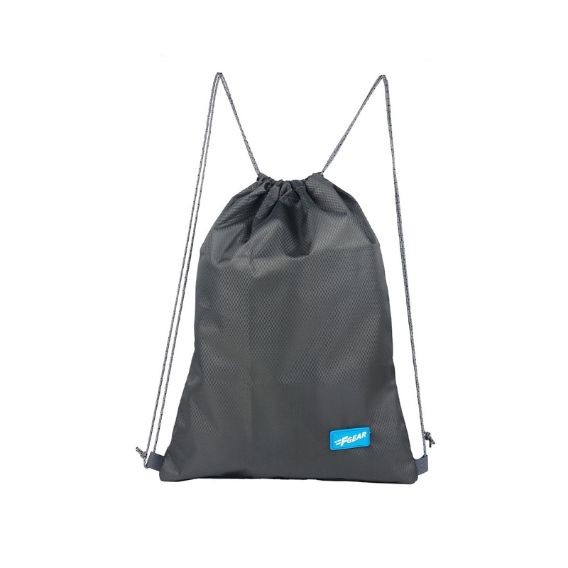 F Gear Unisex Black String V2 Textured Backpack