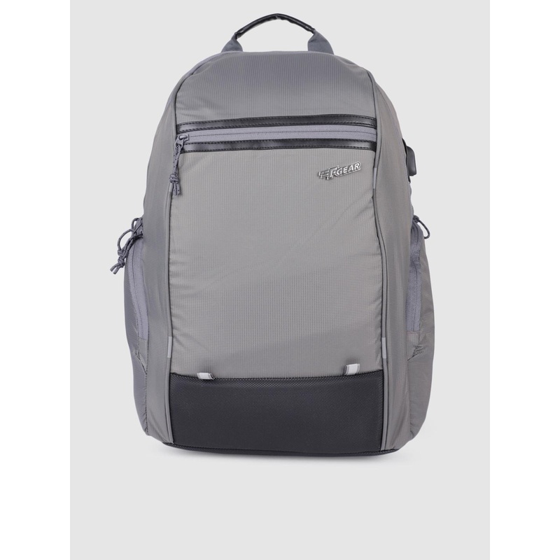 F Gear Unisex Grey Solid Marcus Doby Backpack