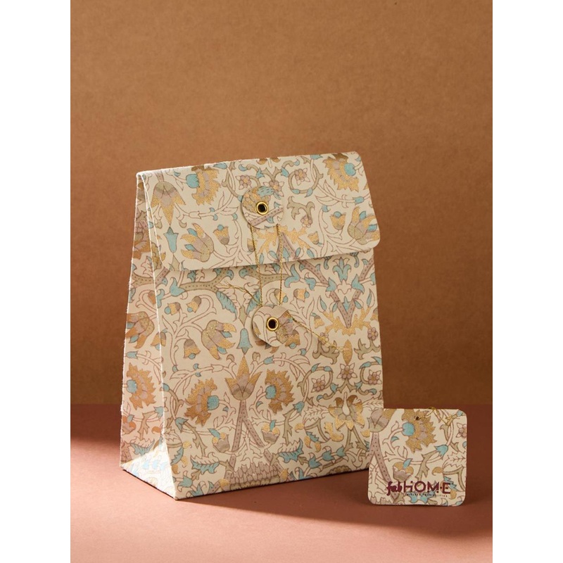 Fabindia Ethnic Motifs Printed Bucket Handheld Bag