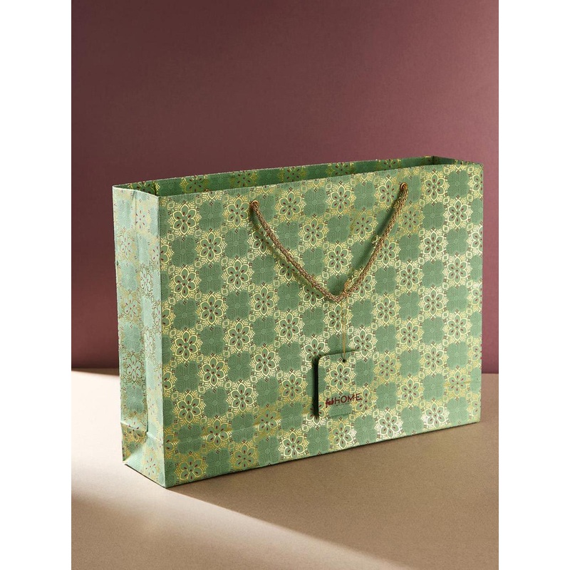 Fabindia Floral Printed Shopper Handheld Bag