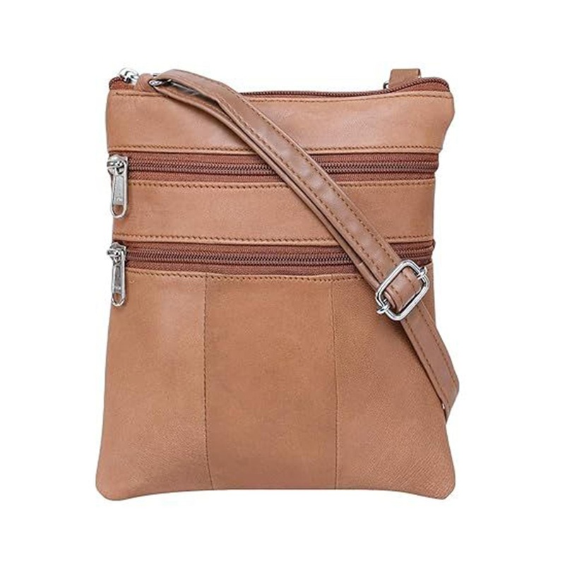 K London Leather Swagger Sling Bag