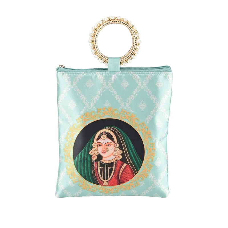 Kuber Industries Printed Structured Tote Bag with Applique