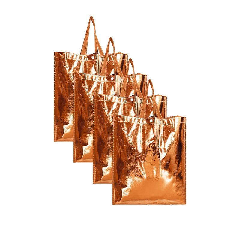 Kuber Industries Set Of 4 Structured Cotton Handheld Bag