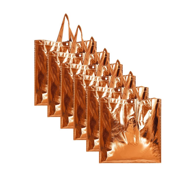 Kuber Industries Set Of 6 Structured Cotton Handheld Bag