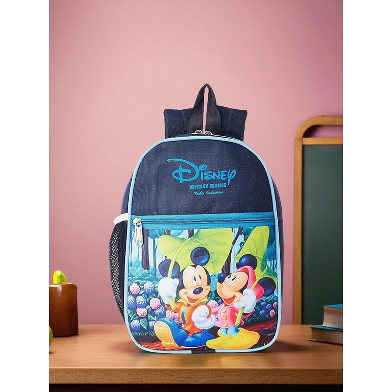 Kuber Industries Unisex 2 Compartment small Disney Mickey Kids School Bag