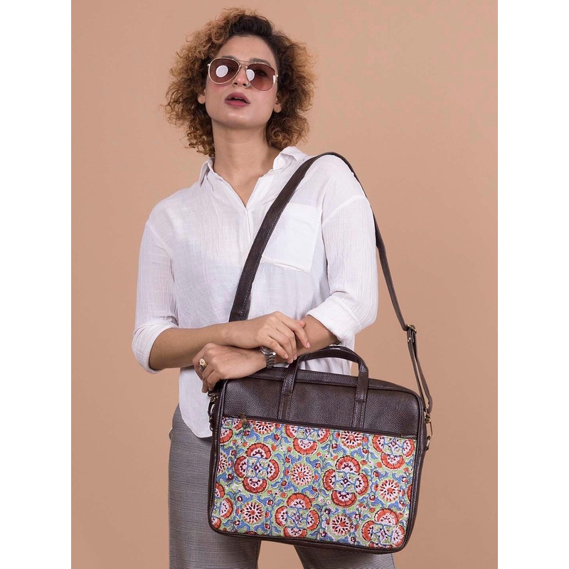 NEPRI Printed Laptop Bag