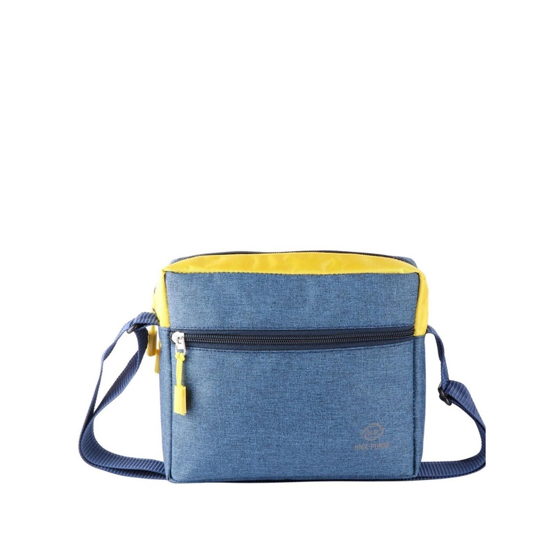 NICE PURSE Colourblocked Oversized Shopper Quilted Messenger Bag