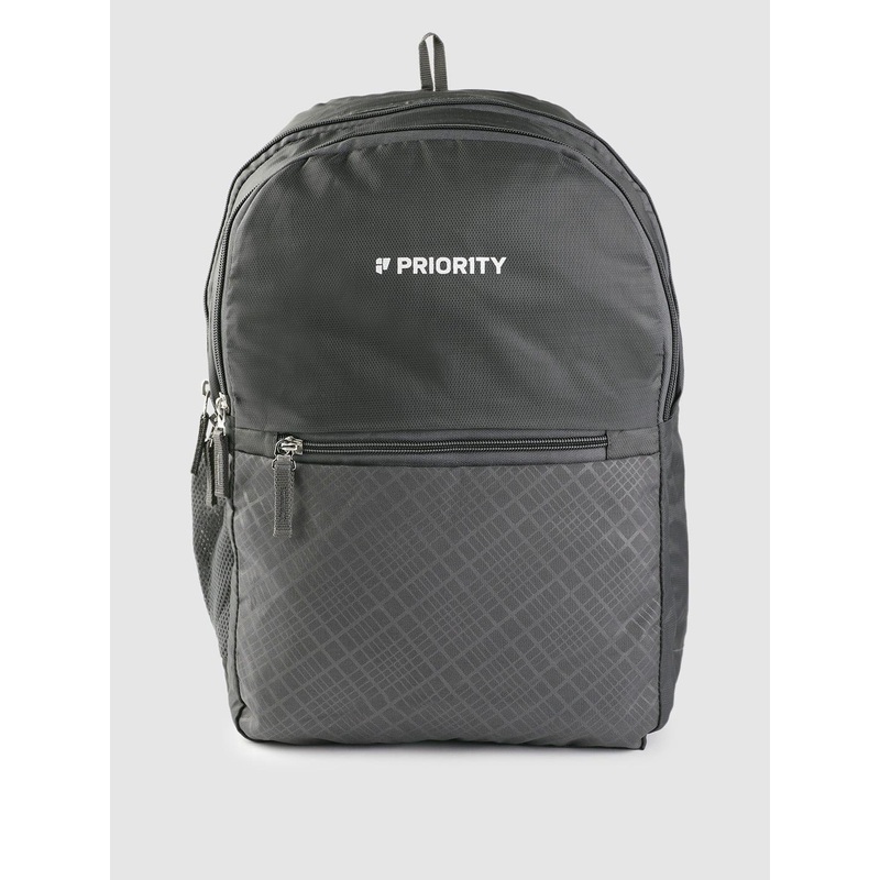 Priority Unisex Stripe Printed Backpack-27L