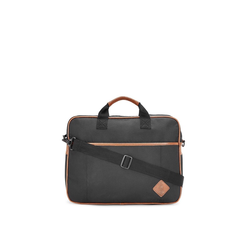 THe VerTicaL Unisex Black Laptop Bag