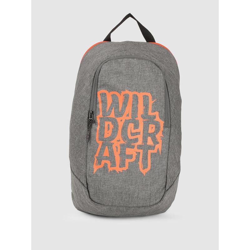Wildcraft Unisex Bean Grey_Mel_2 Brand Logo Printed Backpack