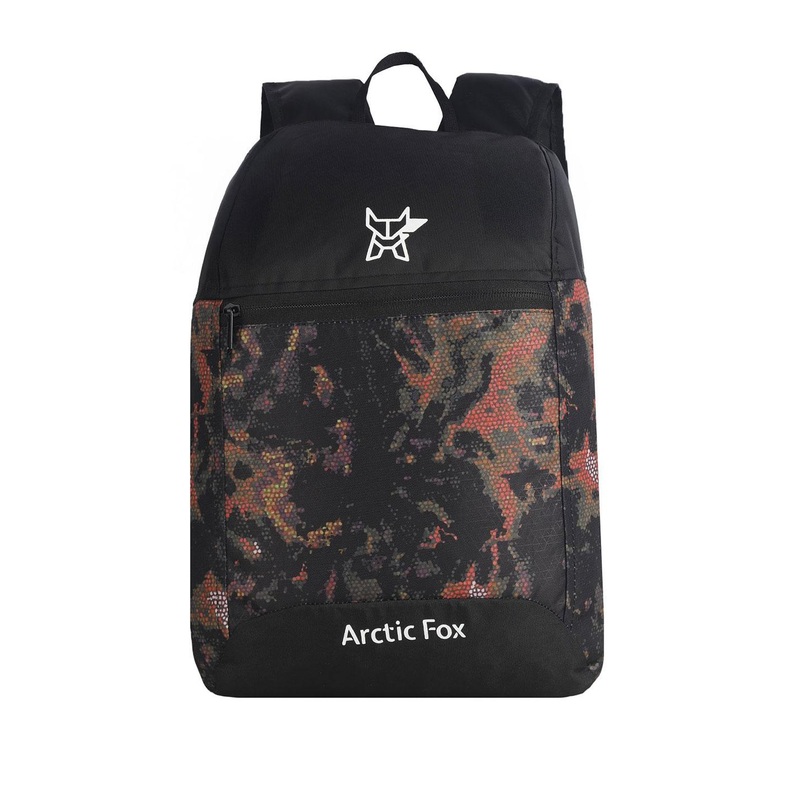 Arctic Fox Unisex Brand Logo Printed Ergonomic Strap Tuition Backpack