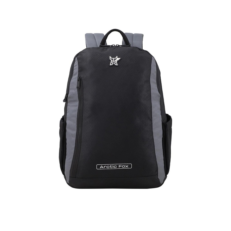 Arctic Fox Unisex Grey & Black Laptop Bag