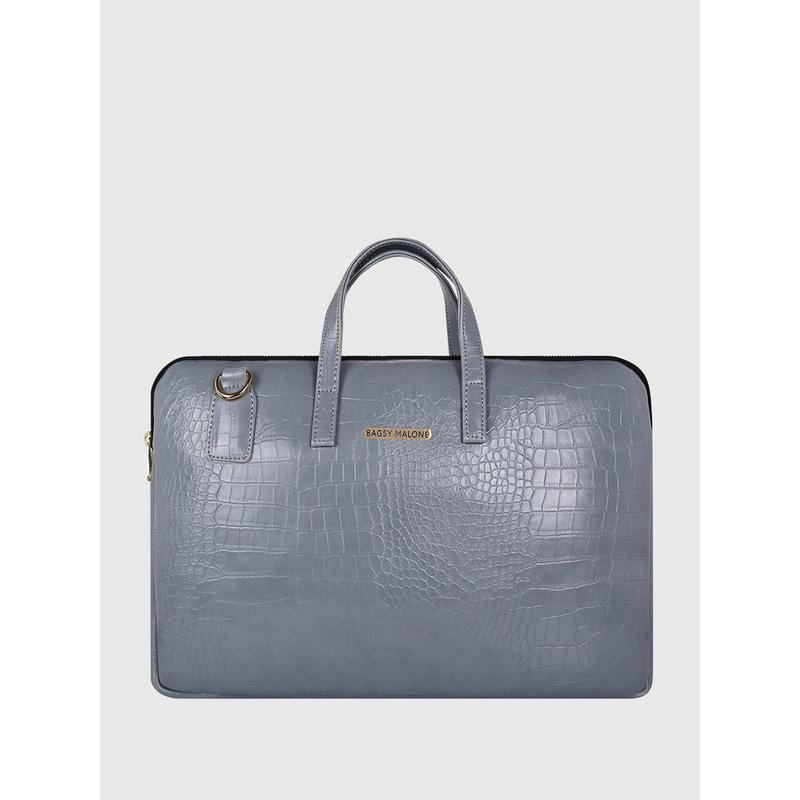 Bagsy Malone Unisex Textured Laptop Bag- Up to 15 inch