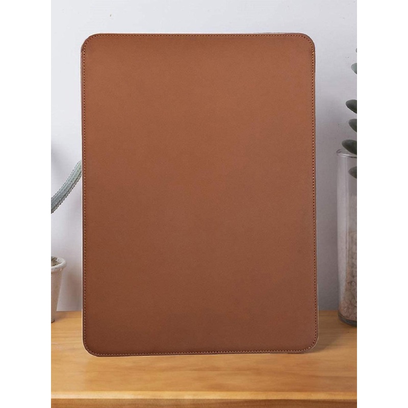 CONTACTS Unisex Tan PU Laptop Sleeve