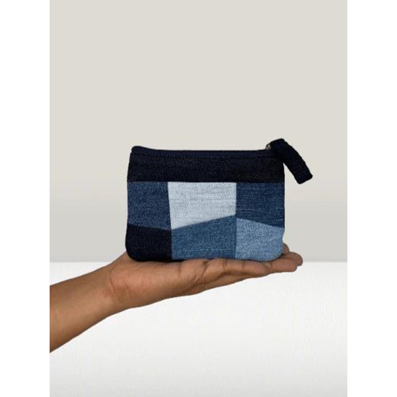 DWIJ Unisex Upcycled Patched Coin Pouch