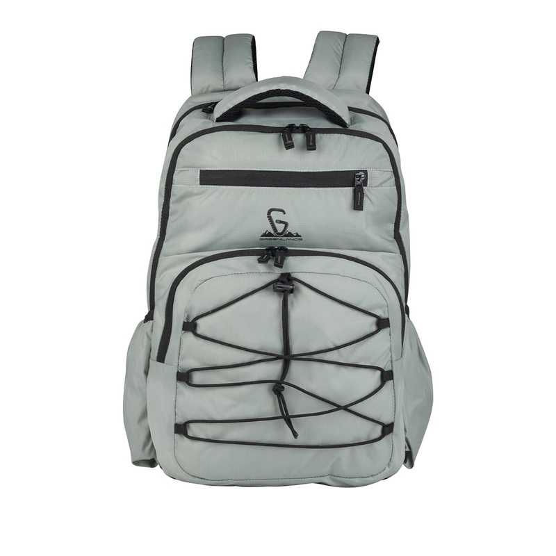 GREENLANDS Men Padded Backpack With Attached Rain Cover