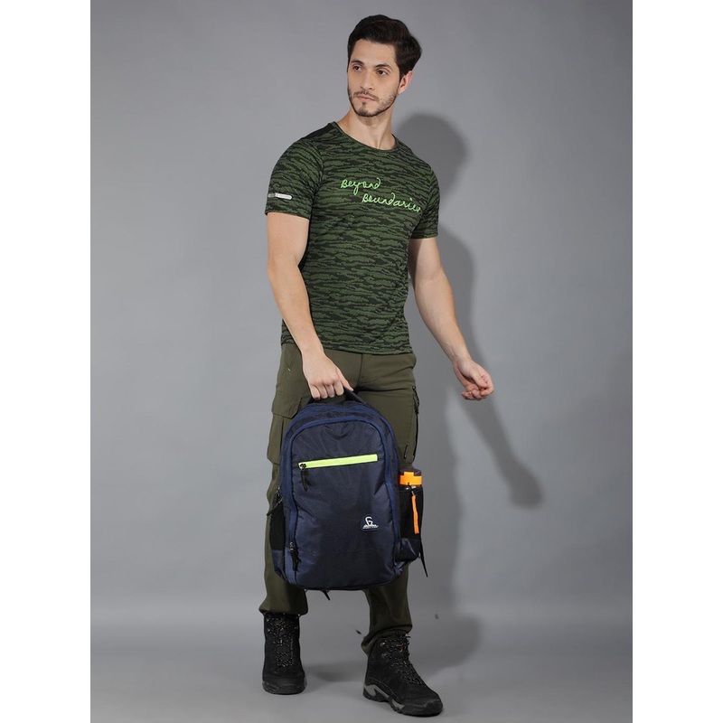 GREENLANDS Unisex Brand Logo Backpack