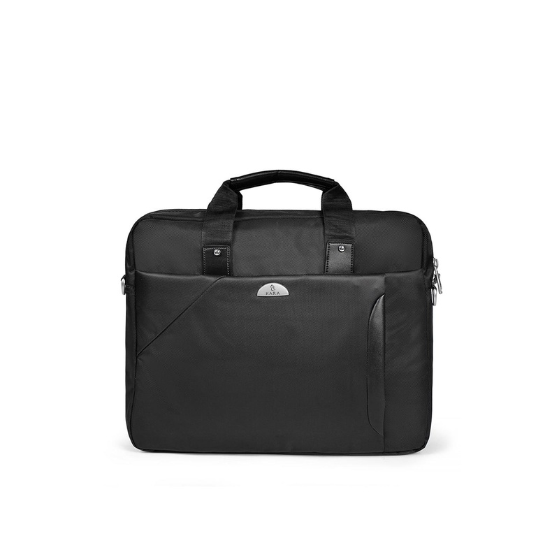Kara Unisex Black Laptop Bag
