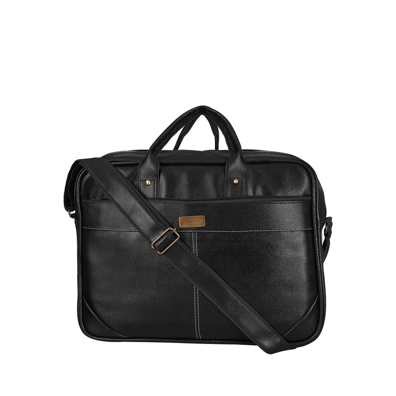 NYFEE Men Up to 17 inch Textured Laptop Bag
