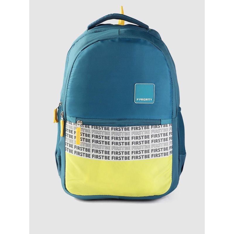 Priority Unisex Colourblocked Laptop Backpack – 38 L