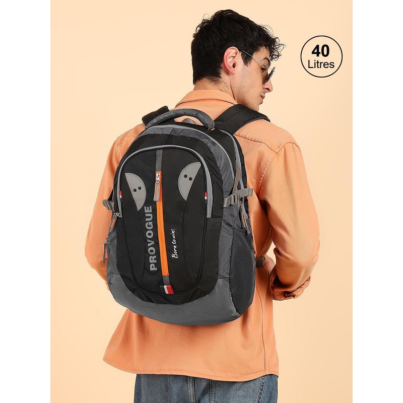 Provogue Colourblocked Backpack with Reflective Strip 31L 40 L
