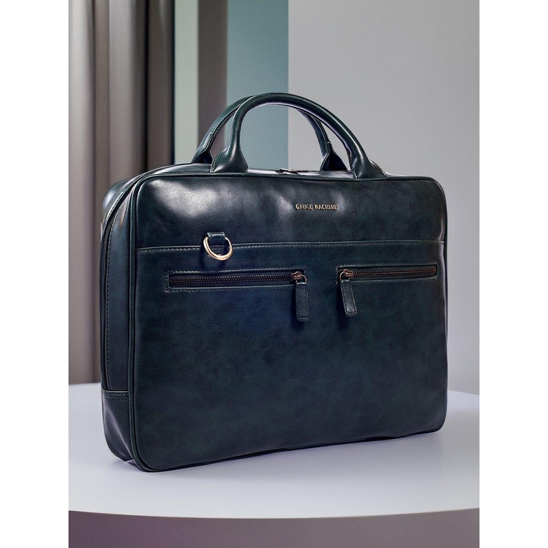 Gauge Machine Unisex PU Laptop Bag