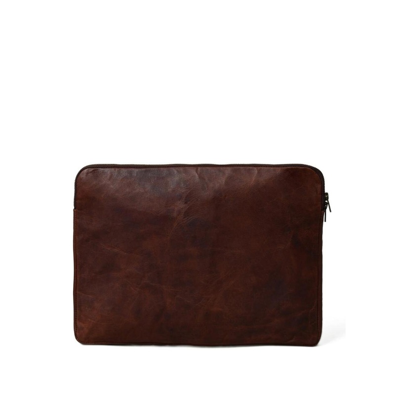 MaheTri Unisex Zento Laptop Sleeve – Dark Brown