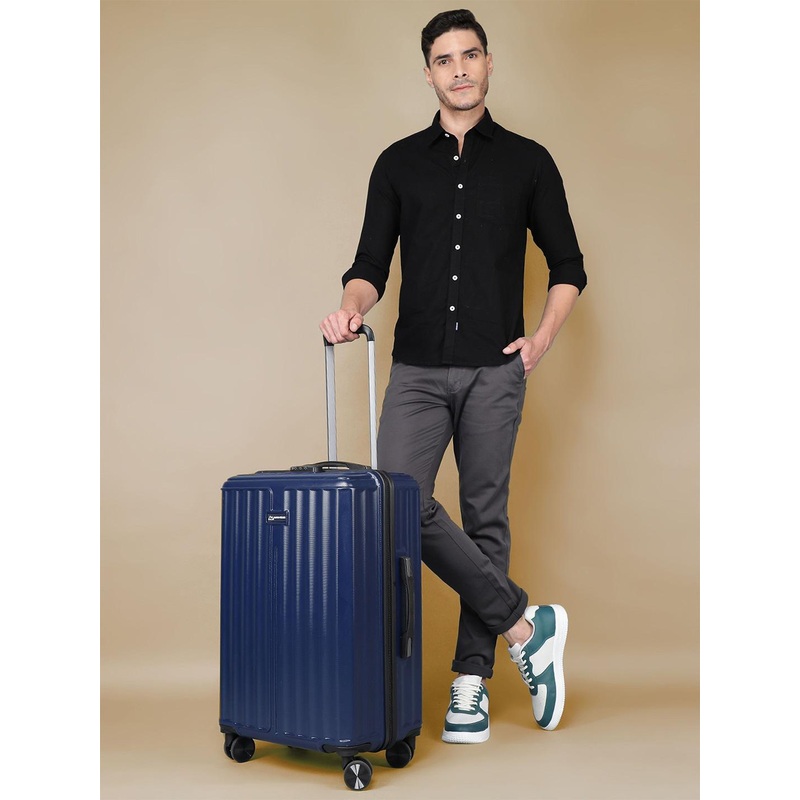 MOVE-MEANT Roamify Polycarbonate 8 wheel Hard Small Cabin Trolley Suitcase 75 cm