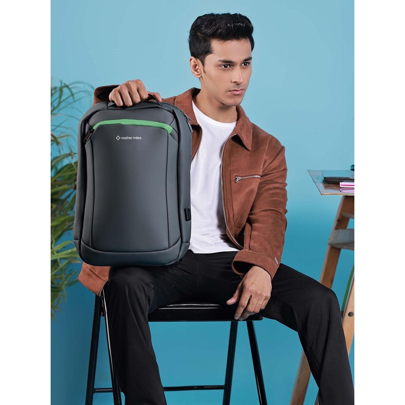 Nasher Miles Queens 22L Polyester Laptop Backpack with Number Lock & USB charging