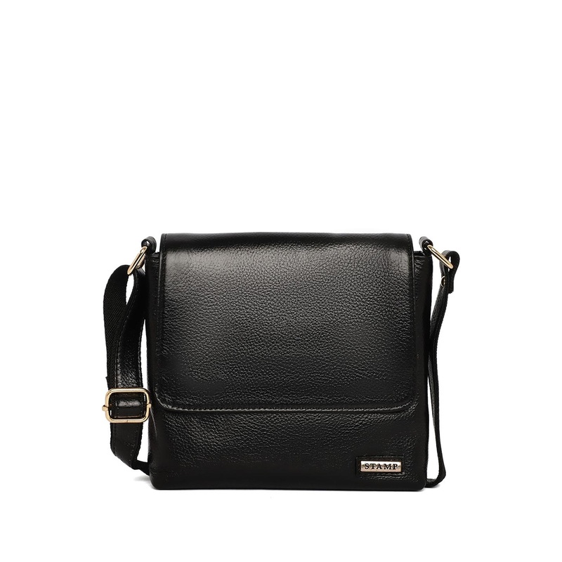 Stamp Leather Sling Bag