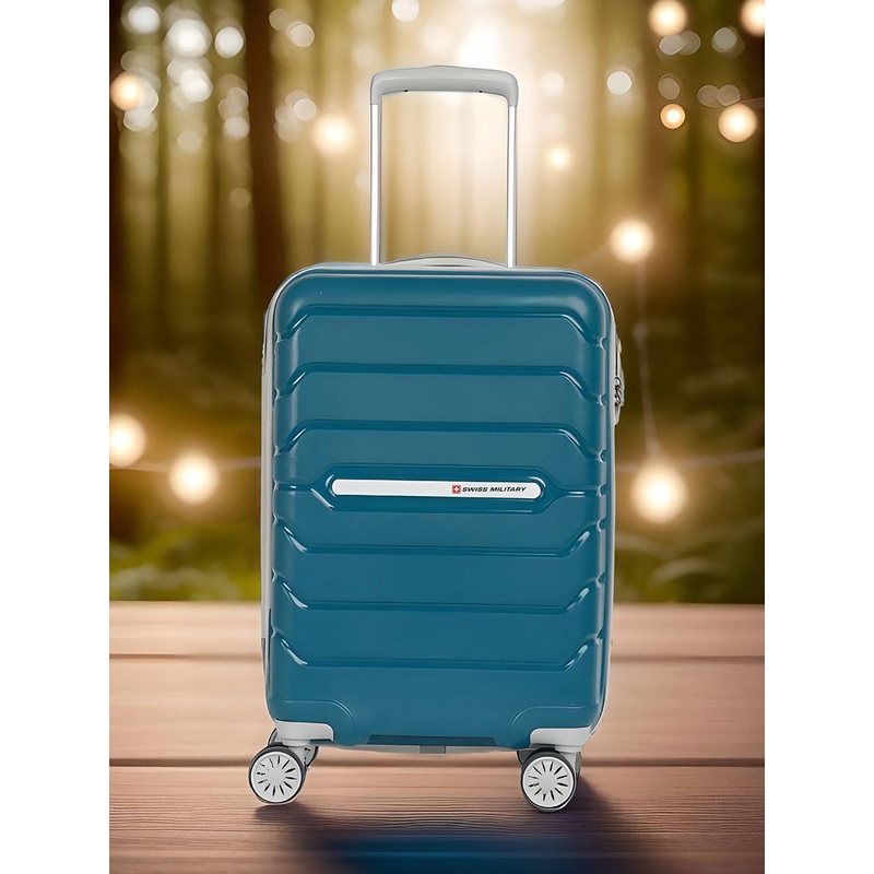 SWISS MILITARY Rhombus  Textured Hard-Sided Cabin Suitcase