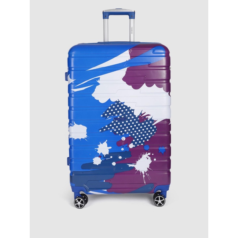 Teakwood Leathers Cracker Printed 360 Degree Rotation Hard Large-Sized Trolley Bag 95.5L