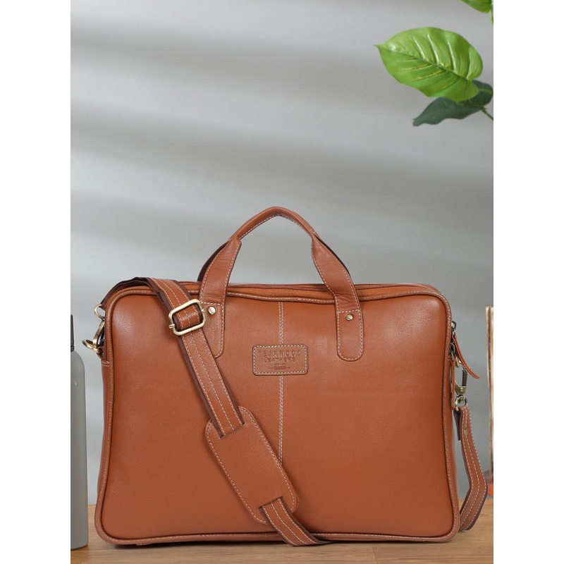 Teakwood Leathers Leather Laptop Bag