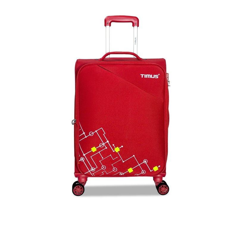 Timus Printed Flash Plus Soft-Sided Cabin Trolley Bag
