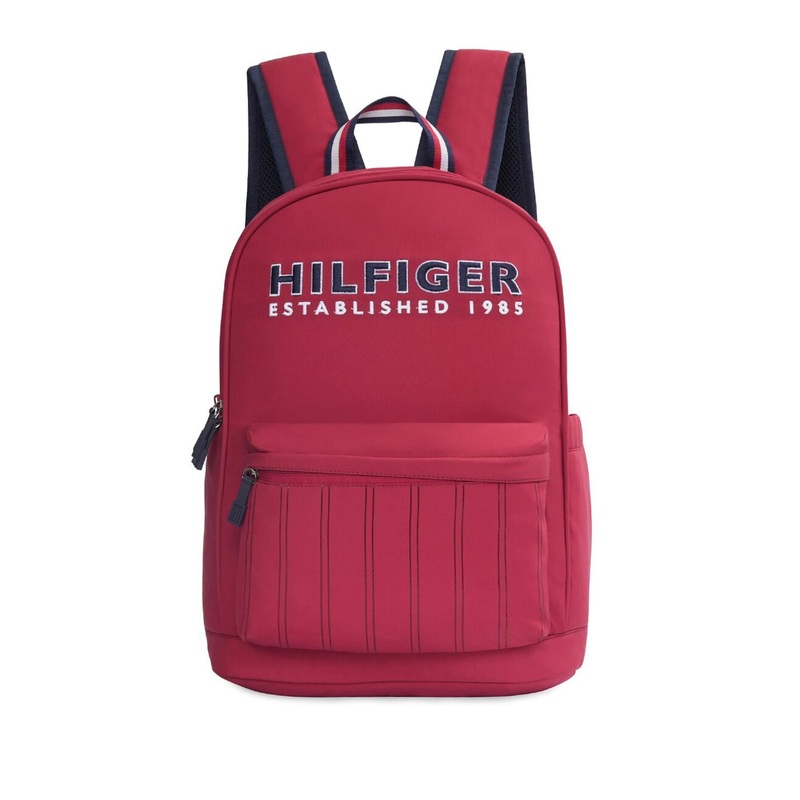 Tommy Hilfiger Kyoto Unisex Typography Printed Laptop Backpack – 20L