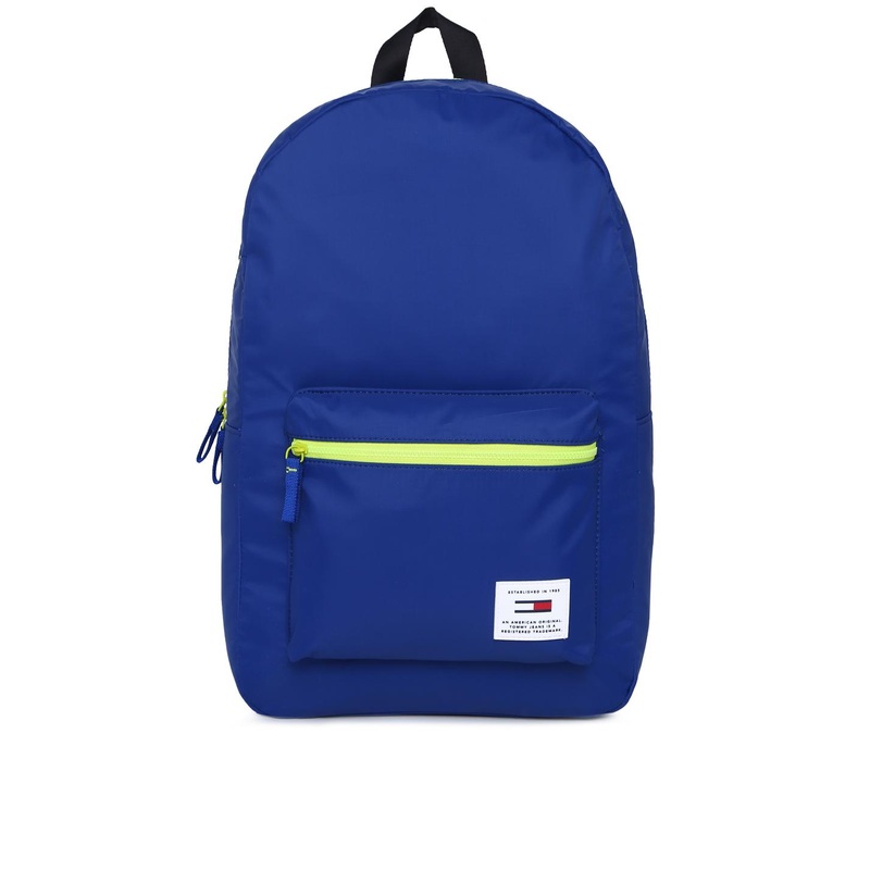 Tommy Hilfiger Men Blue Solid Backpack