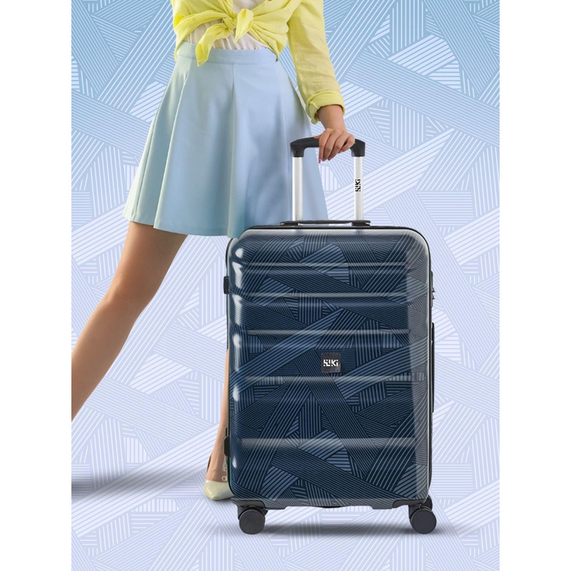 Wildcraft Streak Printed Hard-Sided Cabin Trolley Bag