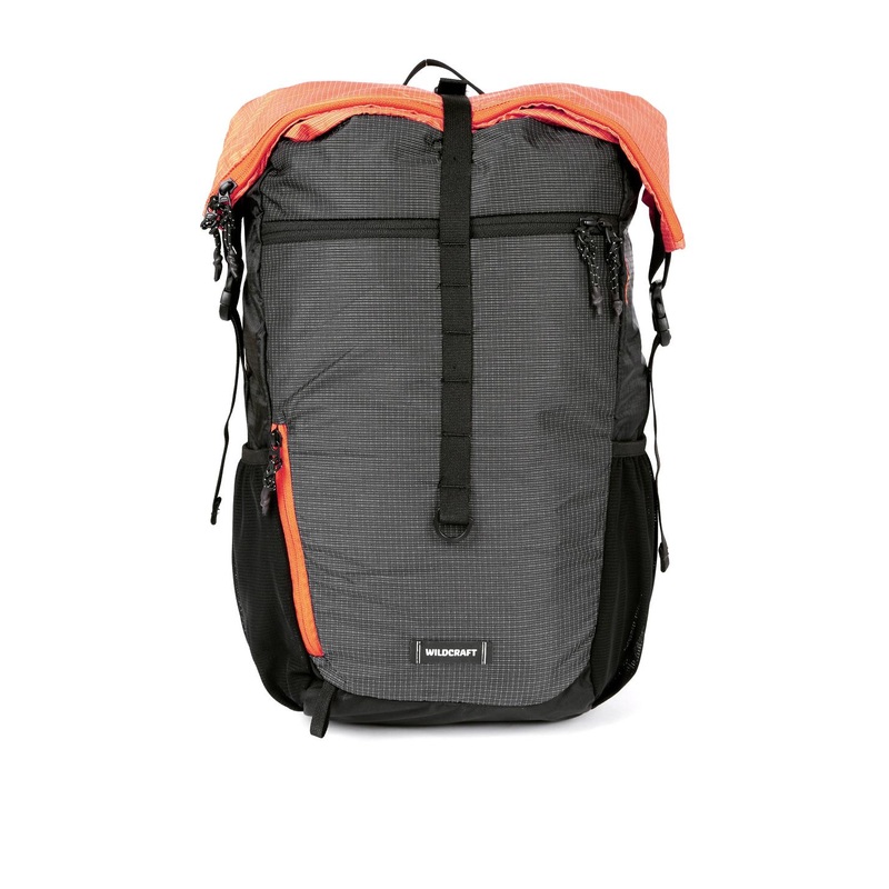 Wildcraft Unisex Grey & Orange Deviant Backpack