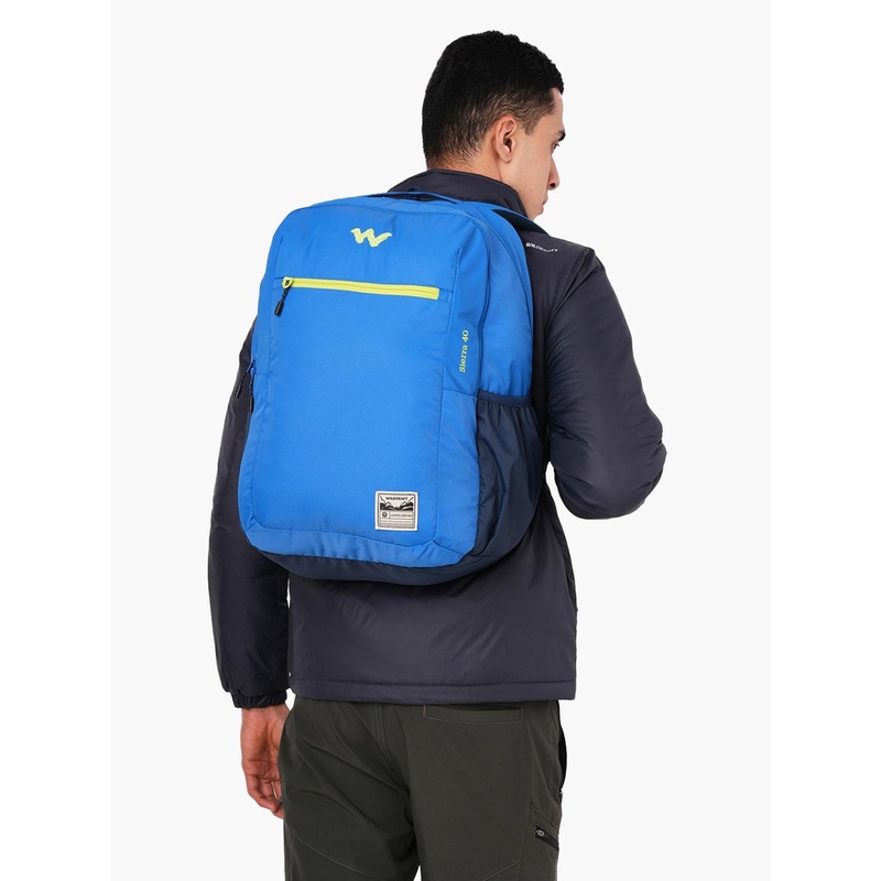 Wildcraft Unisex Sierra 40 Badge Imprl Navy Backpacks
