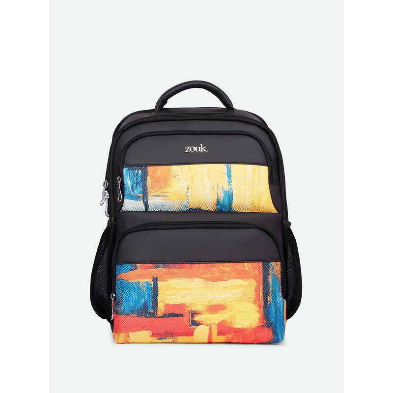 ZOUK Unisex 16 Inch Abstract Medium Backpack