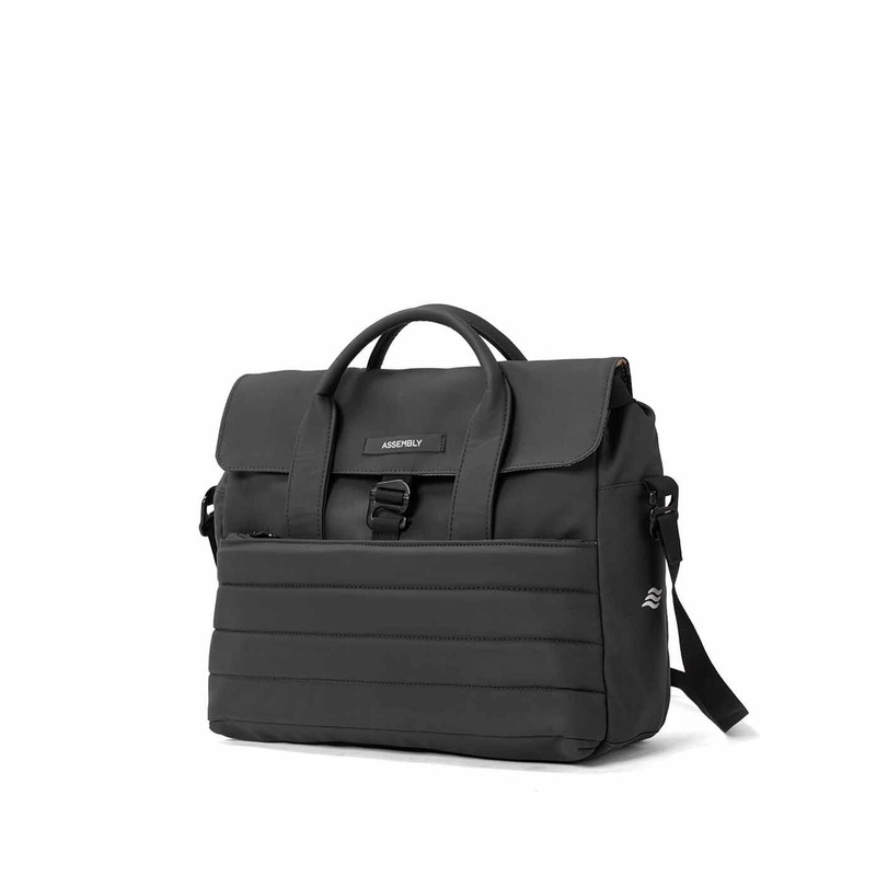 Assembly Unisex Stark Black Premium Messenger Laptop Bag