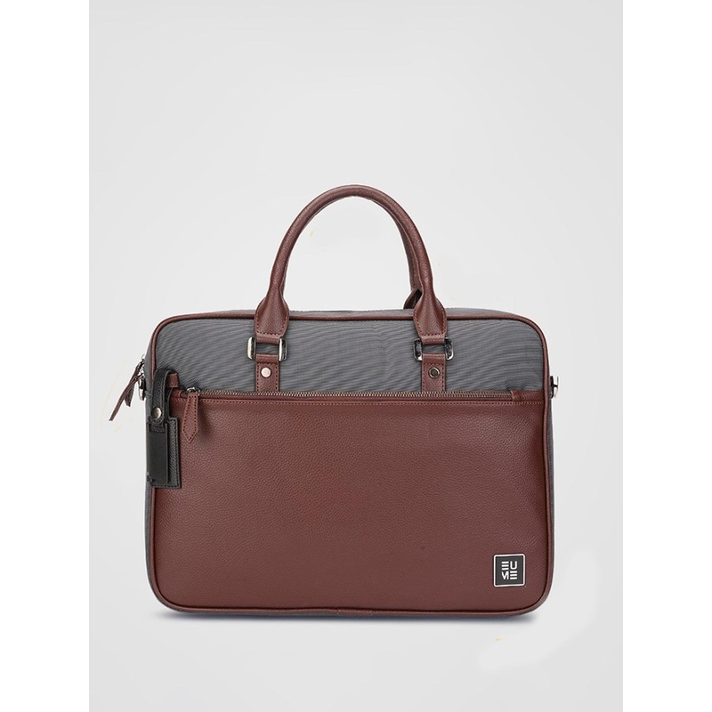 EUME Unisex Leather Laptop Bag