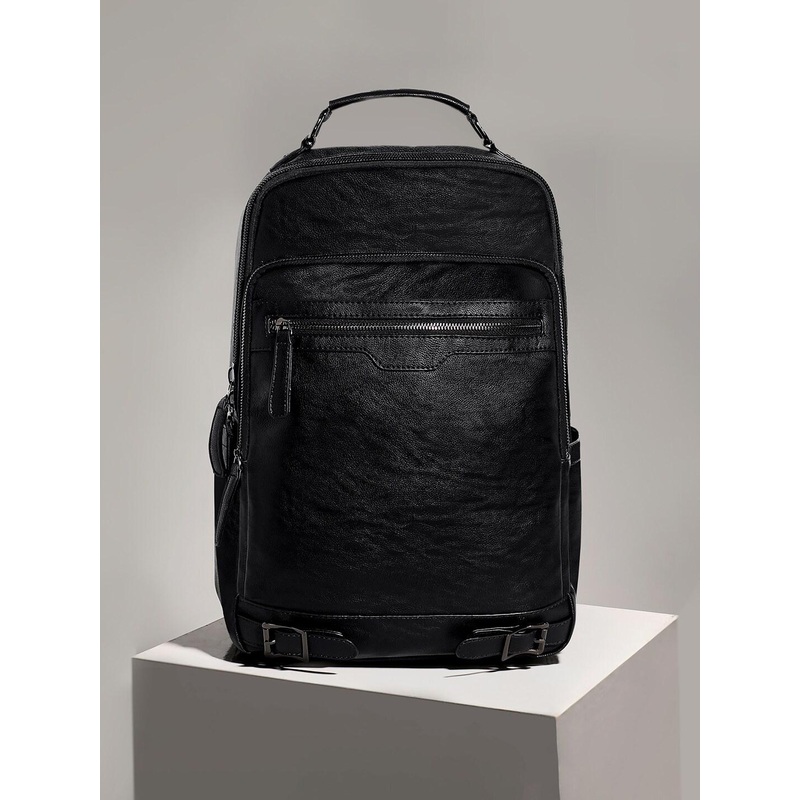 French Accent Men Front Pouch Backpack