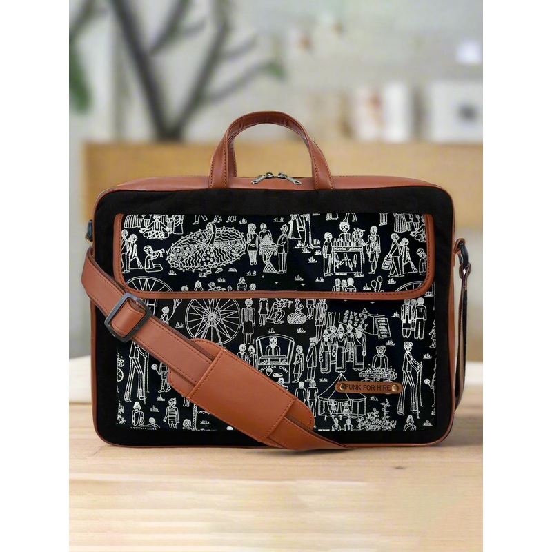 Funk For Hire Printed Laptop Bag
