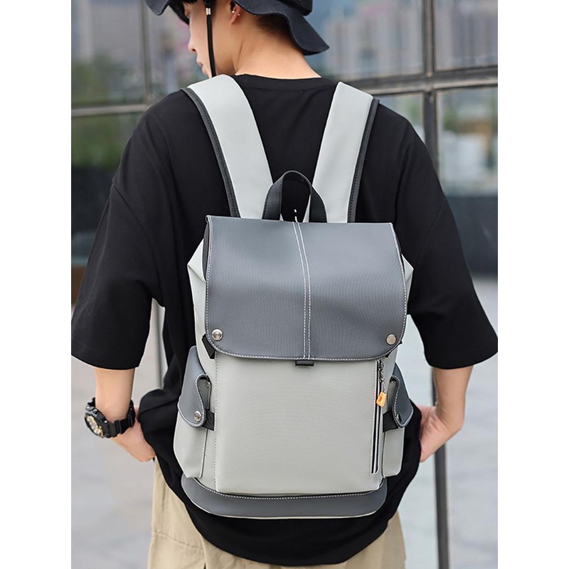 Mast & Harbour Men Colourblocked Large Backpack