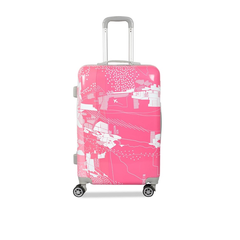 Polo Class Printed Hard-Sided Waterproof Cabin Trolley Bag- 50 cm